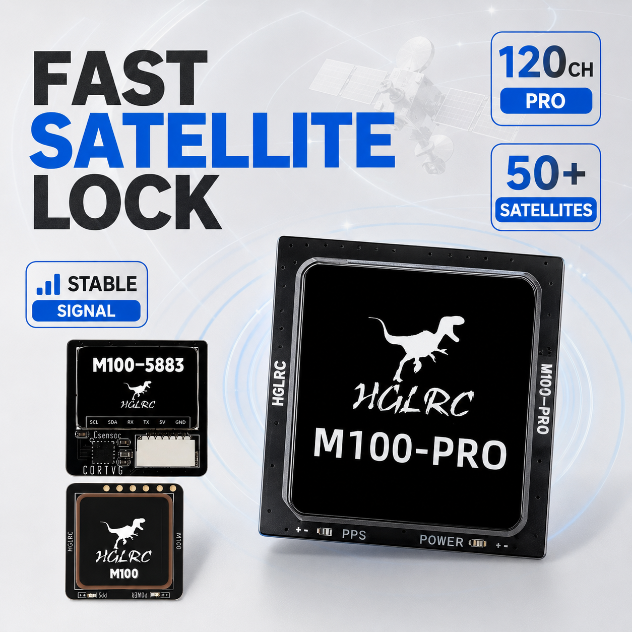 Drone Compass - HGLRC M100 PRO M100-5883 GPS Module