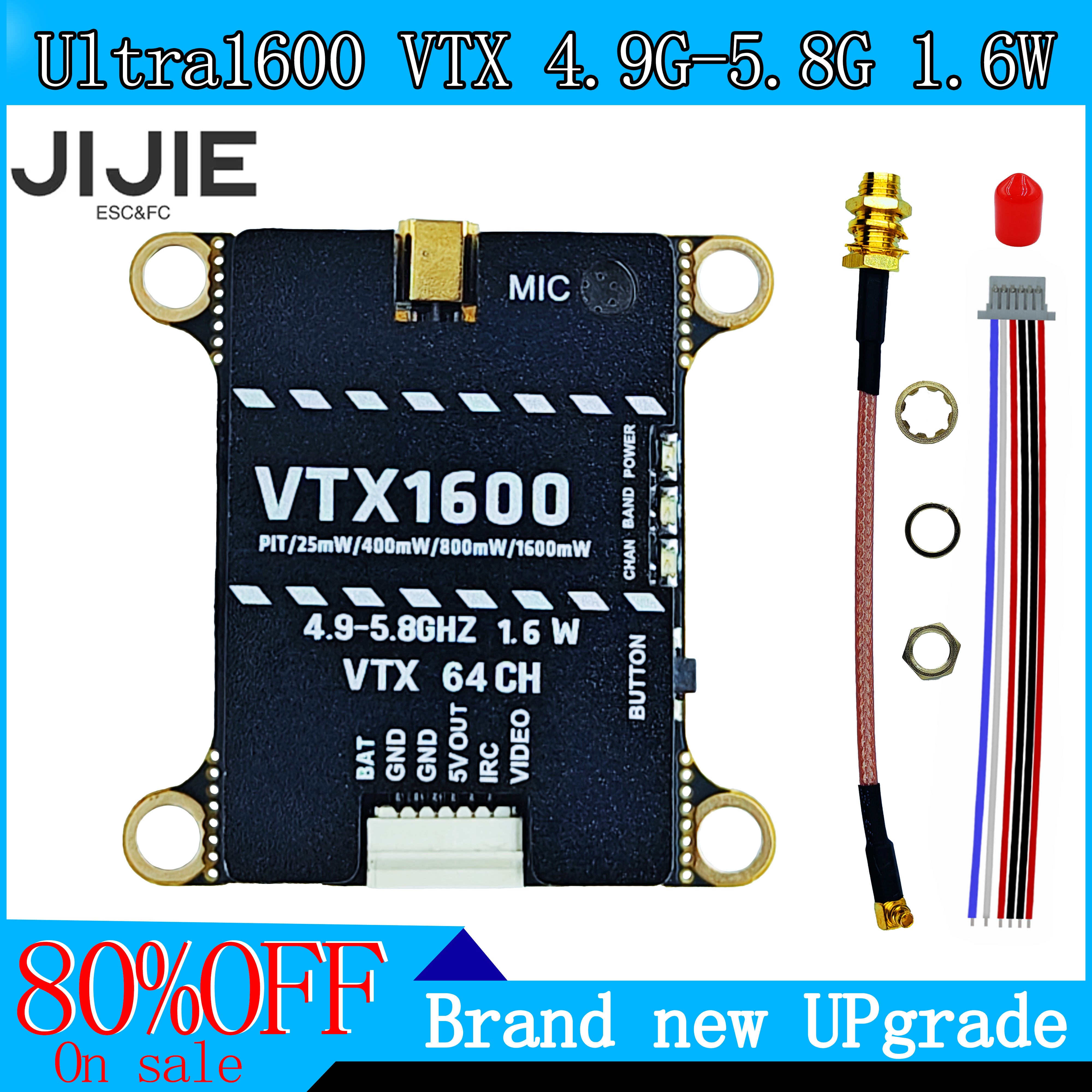 Drone Power Distribution Board - JIJIE Original New 1.6W VTX 2.5W