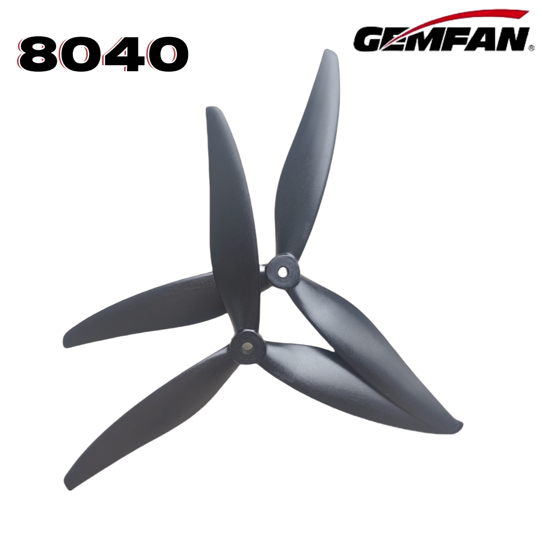 Gemfan 8040 8X4X3 3-blade 8-in - Drone Propeller のレビューと価格