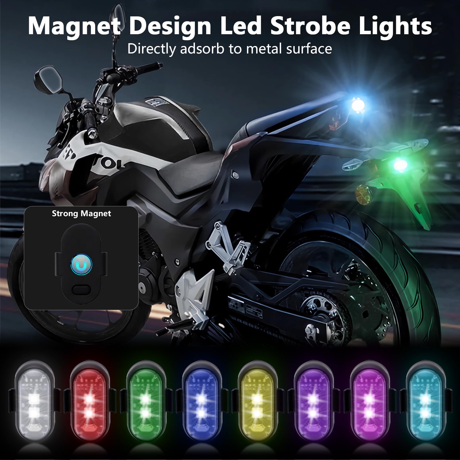 4 Pcs Led Strobe Lights with R - Drone Led Light のレビューと価格