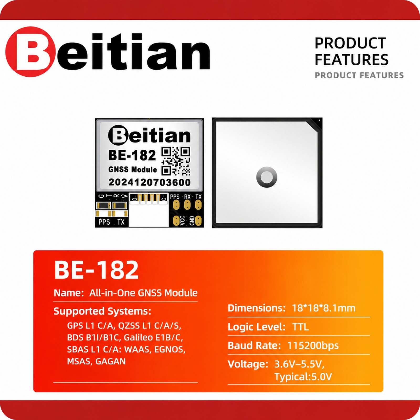 Beitian M10 Triple Mode GNSS C - Drone Compass のレビューと価格