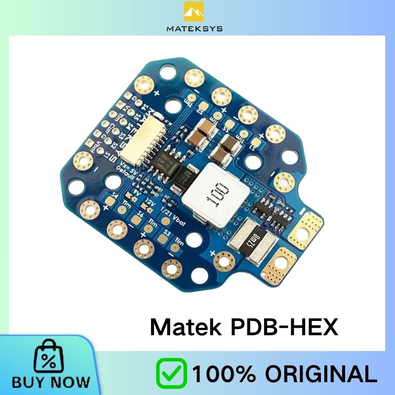 MATEK PDB-HEX 2-12S 5A 5V/9V/1 - Drone Power Distribution Board のレビューと価格