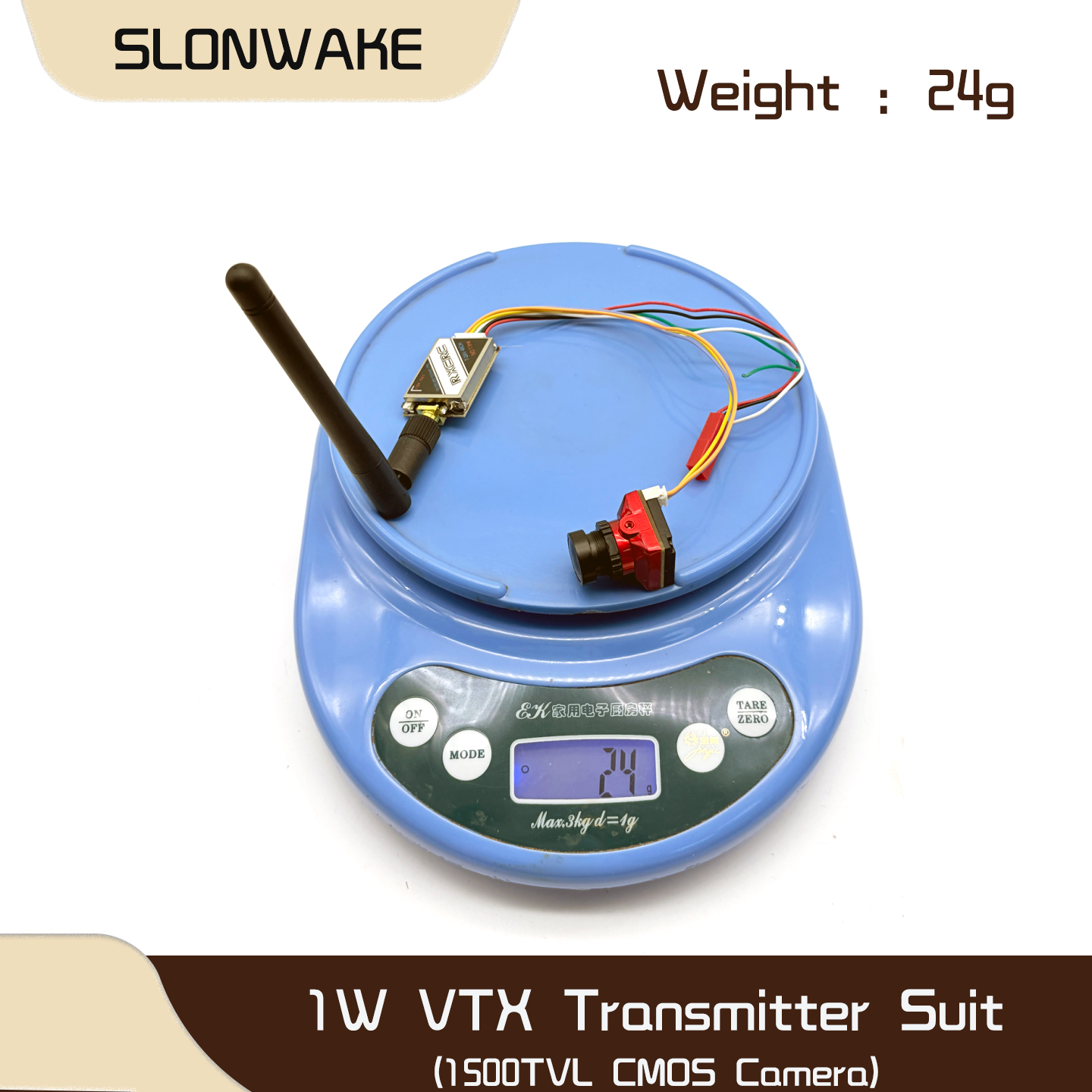 SLONWAKE  5.8G 48CH 1W VTX 100 - Drone Frame のレビューと価格