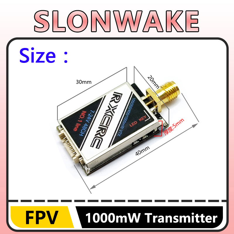 SLONWAKE  5.8G 48CH 1W VTX 100 - Drone Frame のレビューと価格