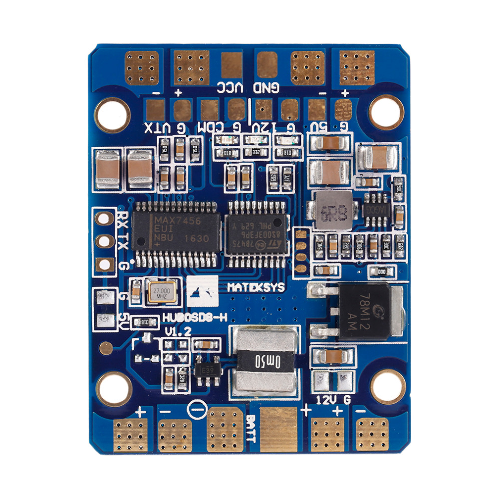 Matek Systems Hubosd eco H Pow - Drone Power Distribution Board のレビューと価格