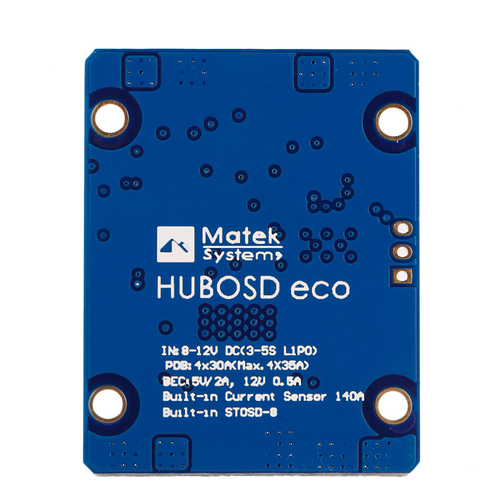 Matek Systems Hubosd eco H Pow - Drone Power Distribution Board のレビューと価格