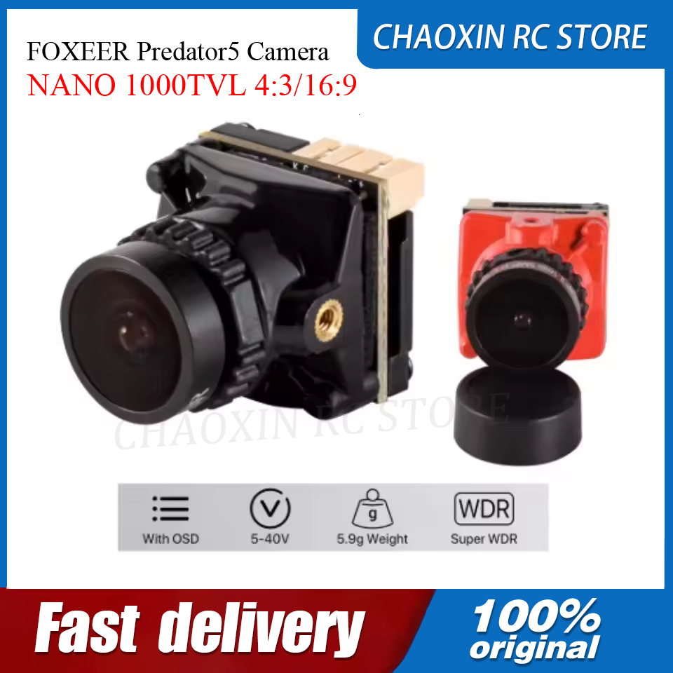 FOXEER Predator5 Camera NANO 1 - Drone Battery のレビューと価格