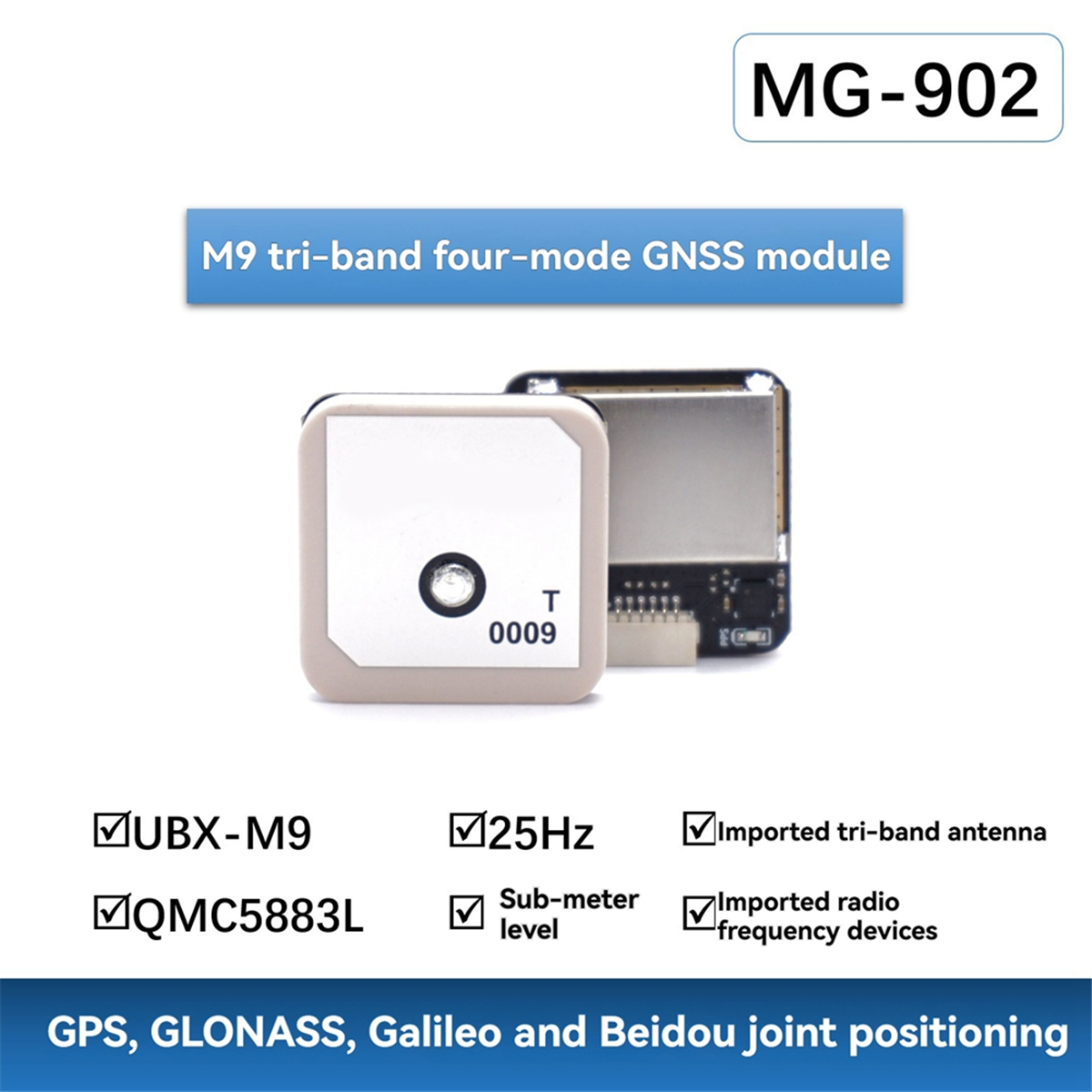 MG-902 M9N GPS Module with Com - Drone Compass のレビューと価格