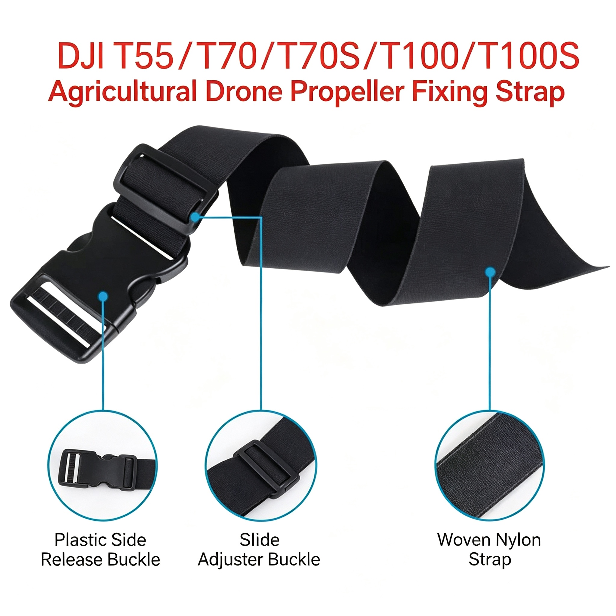 2PCS P200/P120/P150PRO T100S/T - Drone Battery Strap のレビューと価格