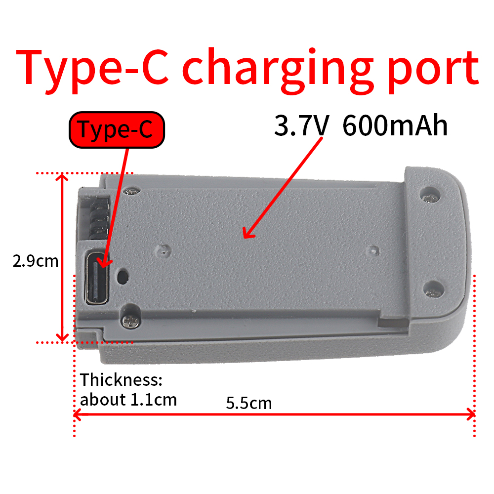 802540 3.7V 600mAh Lipo Batter - Drone Charger のレビューと価格