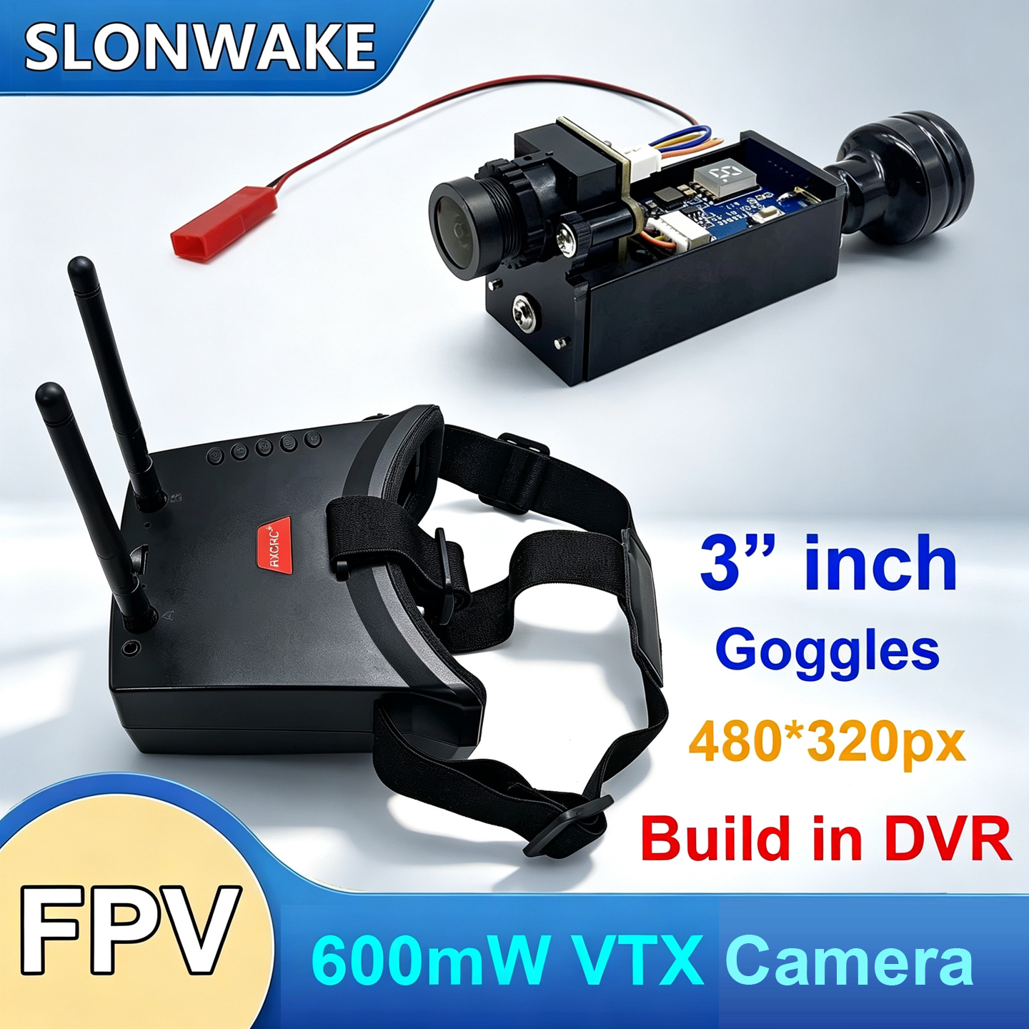 5.8G 56CH Dual Antennas FPV Go - Drone Antenna のレビューと価格